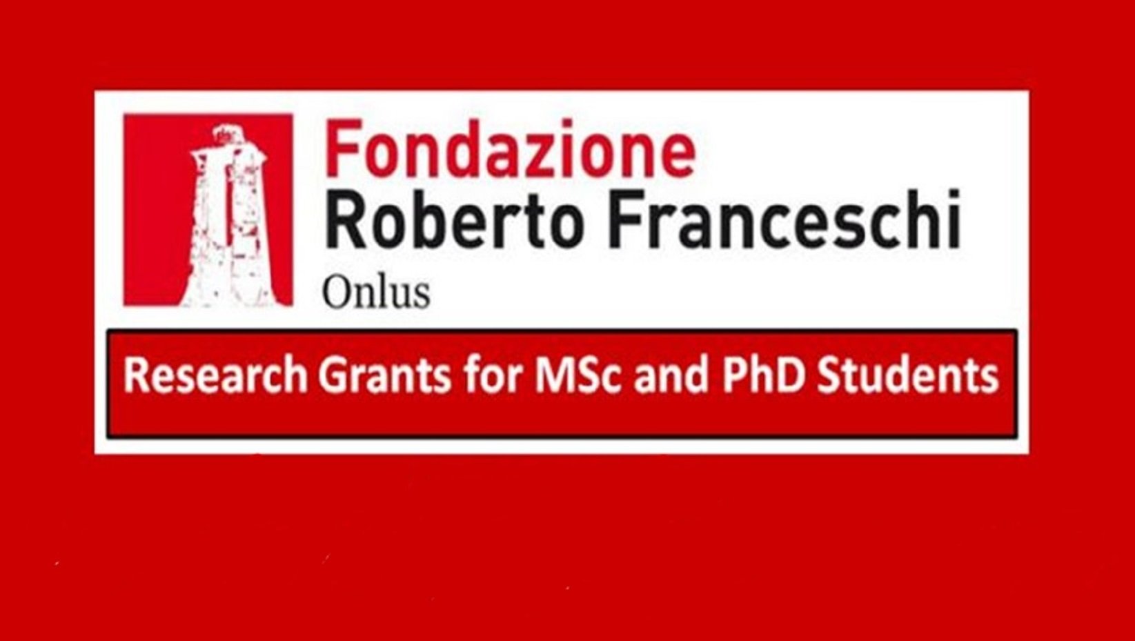 Image of Funding programme &ldquo;Roberto Franceschi&rdquo; for current students of Master of Science and PhD